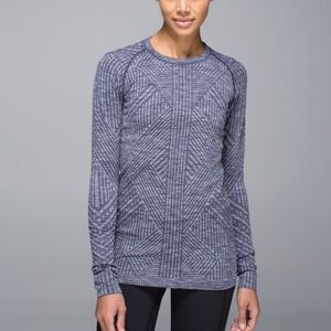 Lululemon Rest Less Pullover in Heathered Cadet Blue